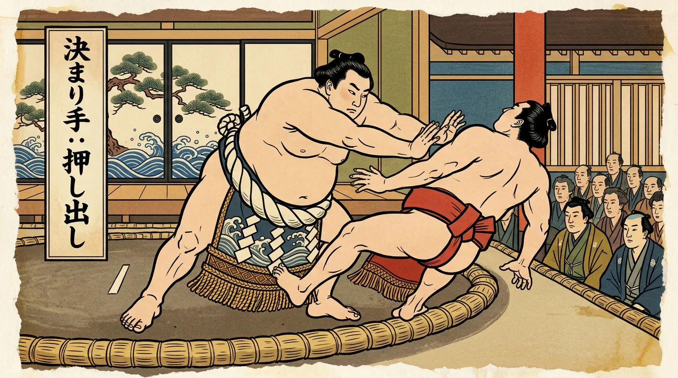 押し出しとは？大相撲で最も多い決まり手の定義とやり方を解説