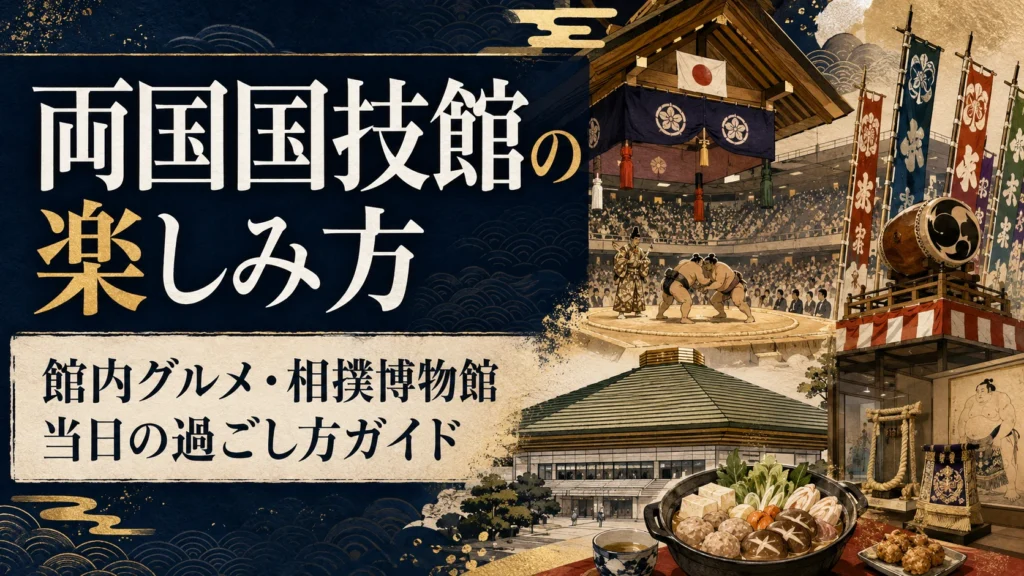 両国国技館の楽しみ方｜館内グルメ・相撲博物館・当日の過ごし方ガイド