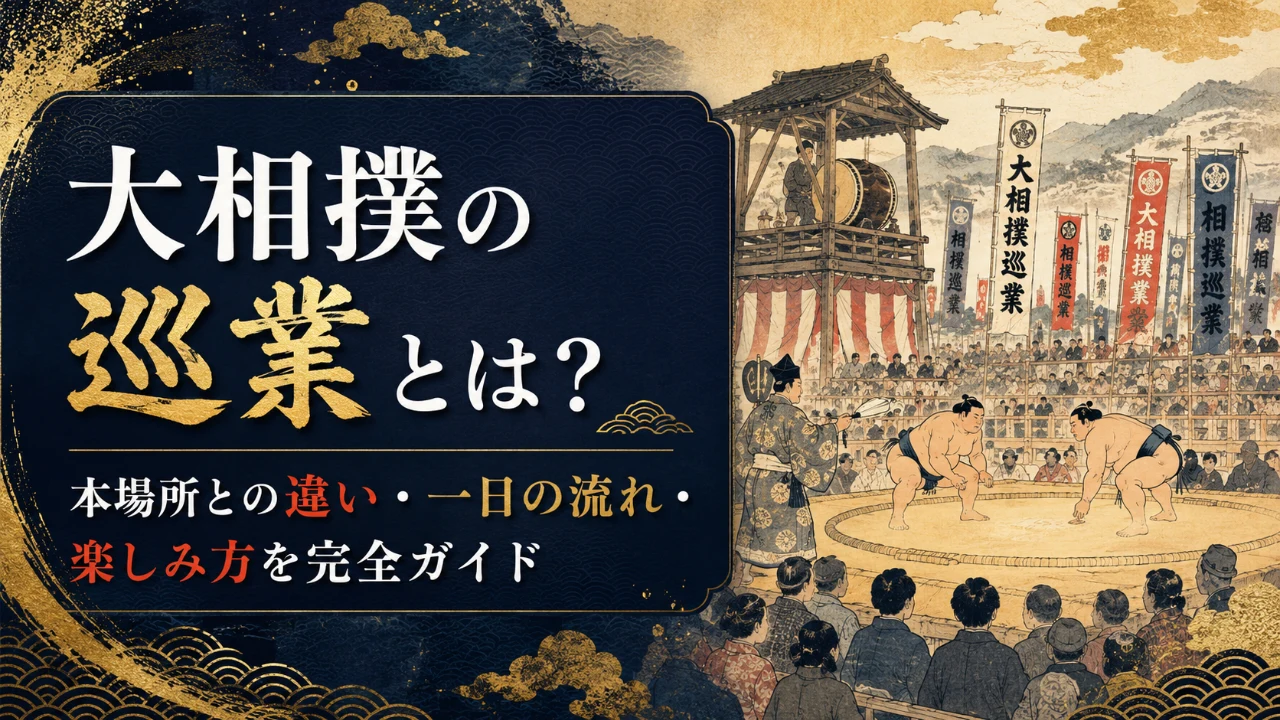 大相撲の巡業とは?本場所との違い・一日の流れ・楽しみ方を完全ガイド