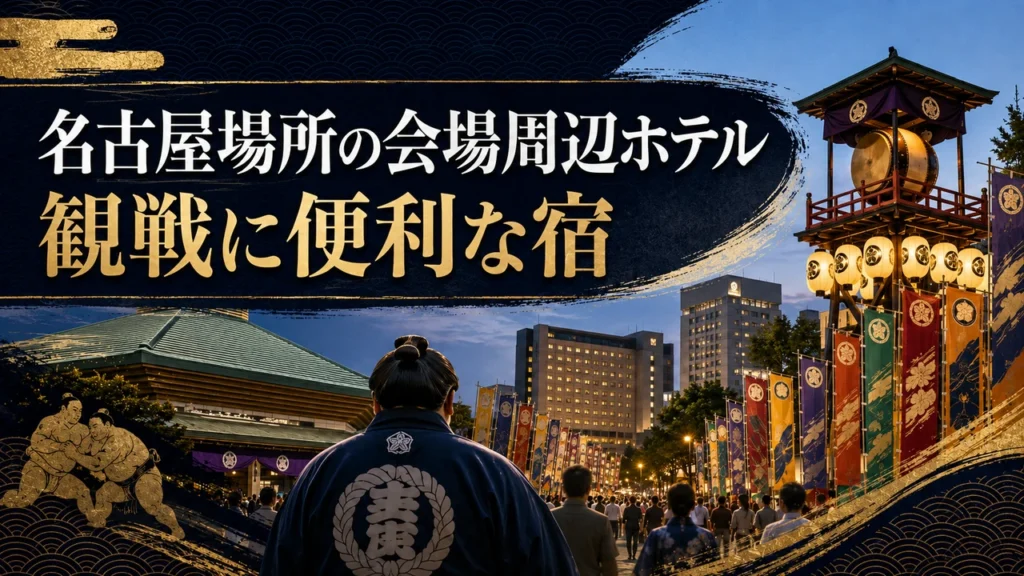 名古屋場所の会場周辺ホテル｜観戦に便利な宿