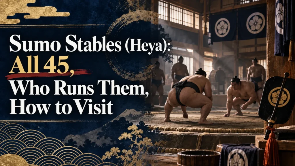 Sumo Stables (Heya): All 45, Who Runs Them, How to Visit