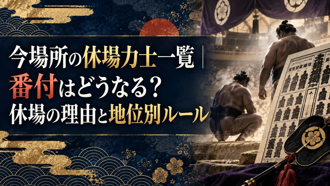 今 場所 休場 力士