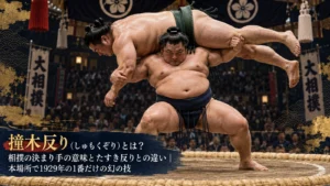 撞木反り（しゅもくぞり）とは？相撲の決まり手の意味とたすき反りとの違い｜本場所で1929年の1番だけの幻の技